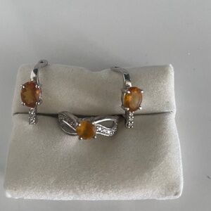 Thailand earing and ring set